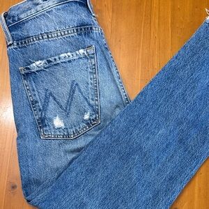 Mother jeans the scrapper